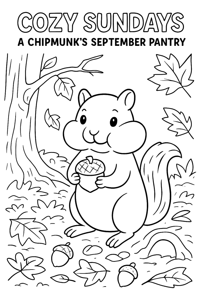 A Chipmunk’s September Pantry